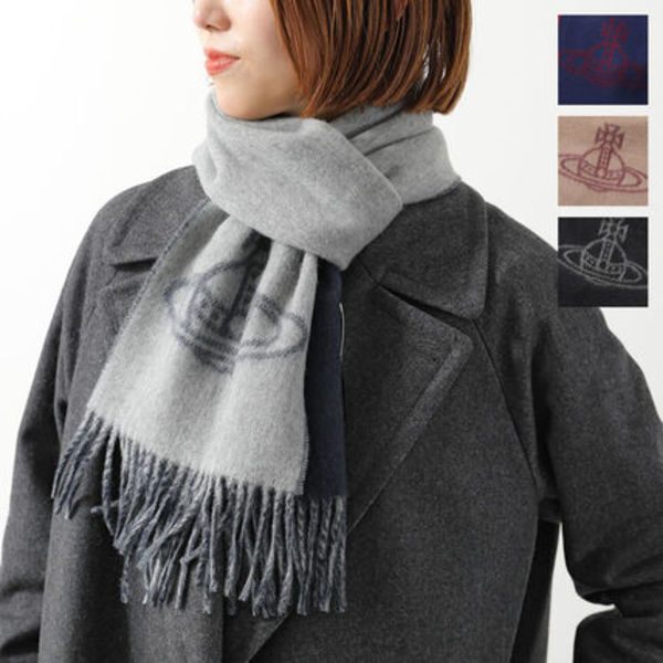 Vivienne Westwood マフラー 81030006 W00ZH リバーシブル