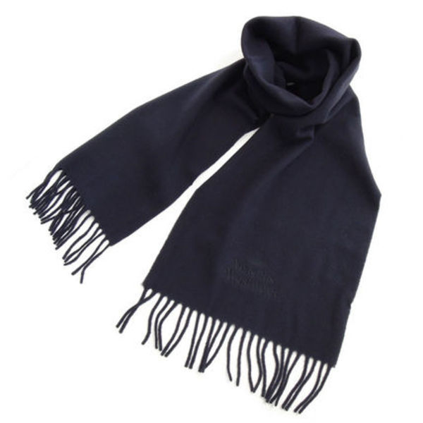ヴィヴィアンウエストウッド マフラー 11151-K402 NAVY BLUE