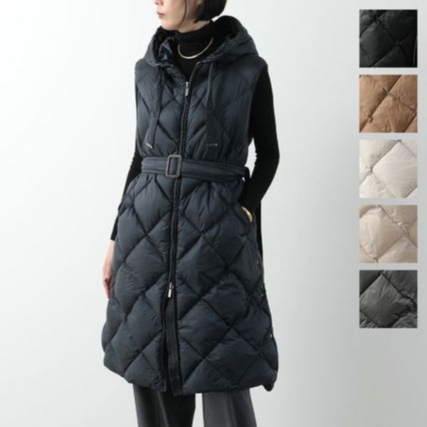 MAX MARA The Cube ダウンベスト TREGIL ロング丈