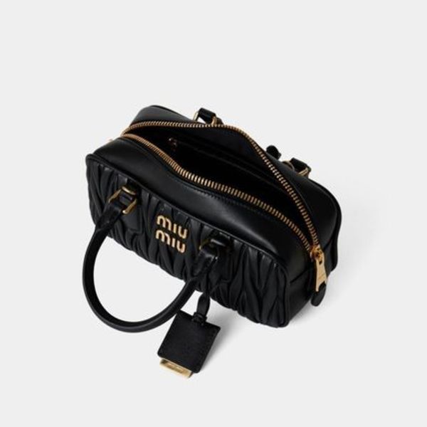 送料関税込★MIU MIU★アルカディ トートバッグ★ブラック