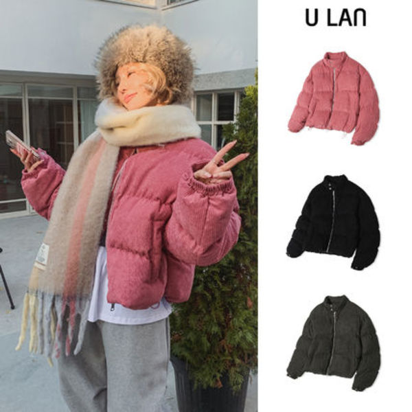 【U LAN】Cozy Button Corduroy Padding