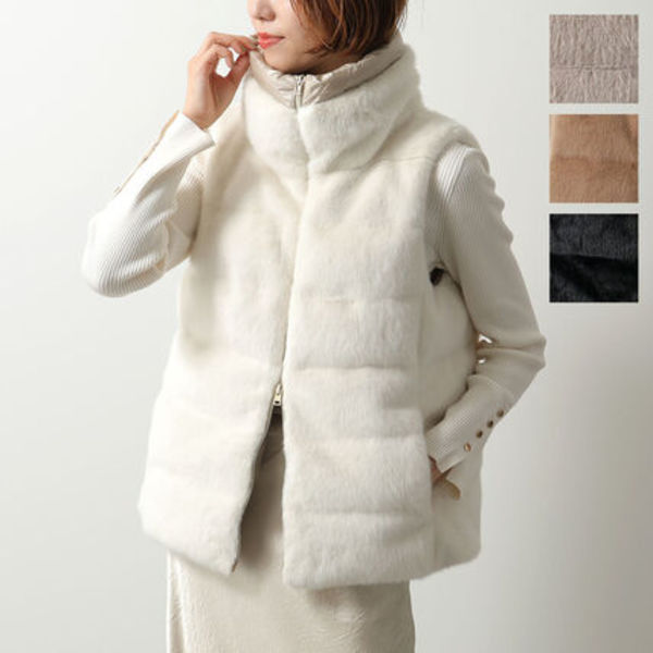 HERNO ダウンベスト PI002122D 12630 ミディアム丈 エコファー