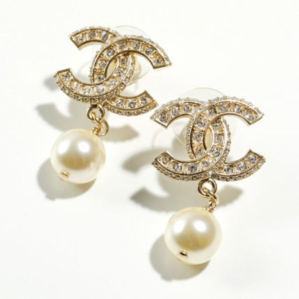CHANEL ピアス A86506 Y09902 ココマーク パール