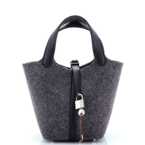 【在庫手元】エルメス ピコタンロックバッグPMフェルトレザー