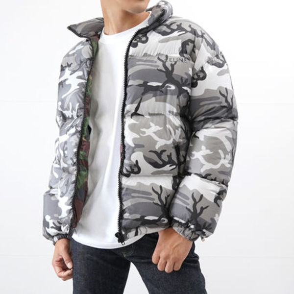 【新品同様】CELINE ダウンジャケット 50 L カモフラ 2W771153Q