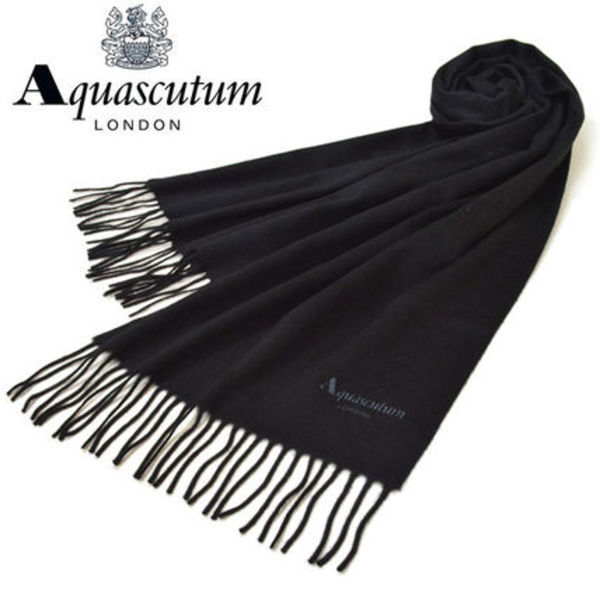 Aquascutum【アクアスキュータム】カシミヤマフラーeam17w103
