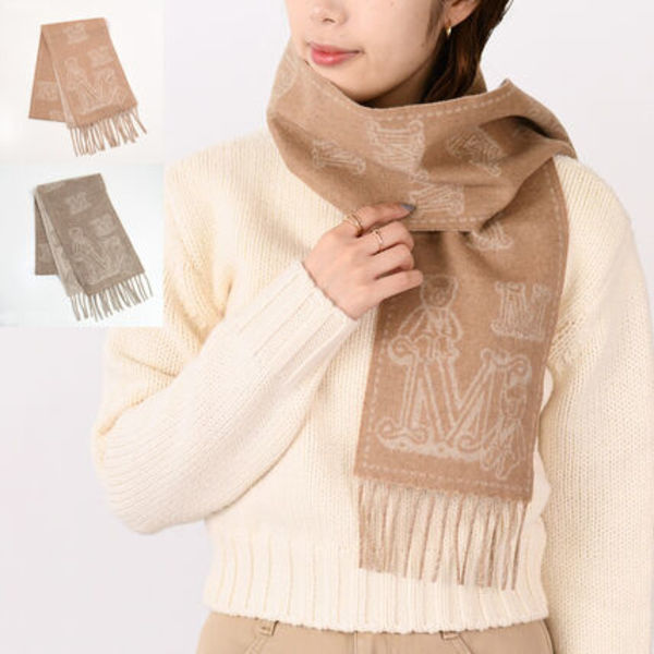 【国内即発】Max Mara カシミヤ ジャガード ストール