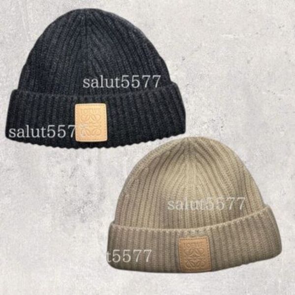 【国内発送】LOEWE ロゴ ウール ビーニー ニット帽 ユニセックス