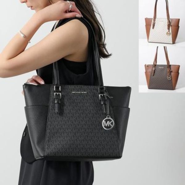 MICHAEL KORS トートバッグ CHARLOTTE LG TZ TOTE