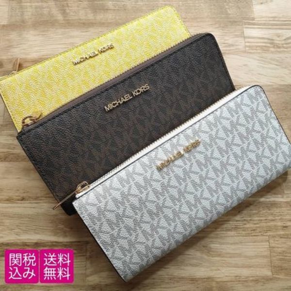Michael kors マイケルコース★L字ジップ レザー 長財布