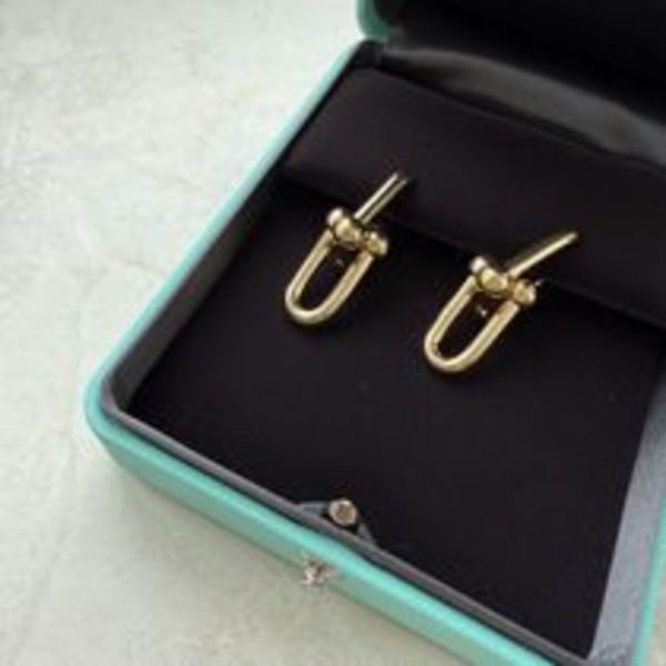 【TIFFANY】リンク ラージサイズ ピアス 18K ゴールド