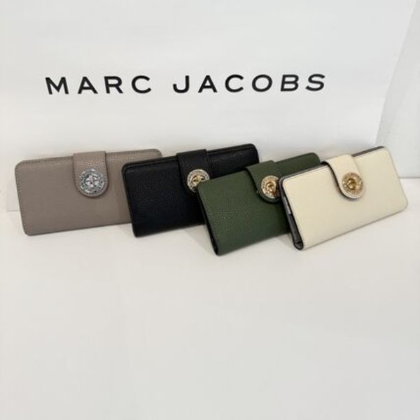 新色★Marc Jacobs 4F4SMP011S01 Turnlock Wallet