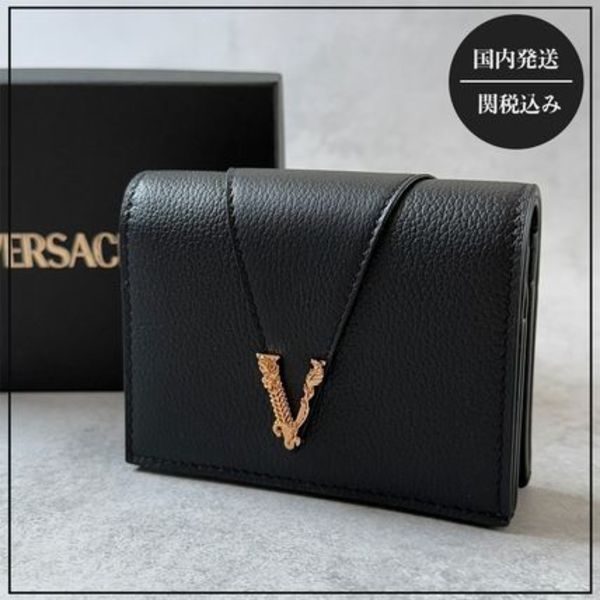 VERSACE ヴェルサーチ 折りたたみ財布 VIRTUS 二つ折り