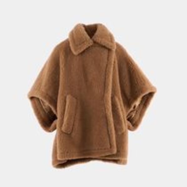 【関税送料込】MAX MARA★TEBE テディベア ケープ
