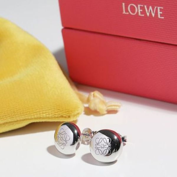 LOEWE ピアス ANAGRAM PEBBLE アナグラム ペブル J821239X23