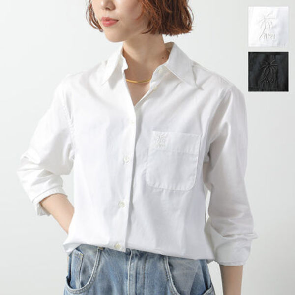 N°21 シャツ G014 0074 長袖 胸ポケット