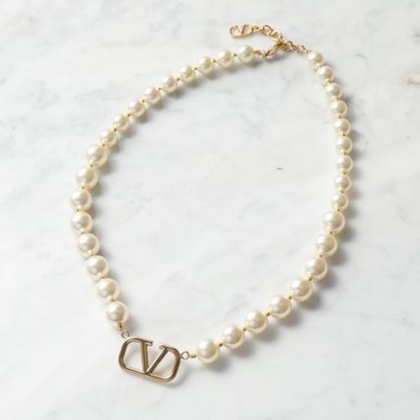 VALENTINO ネックレス J0P13UXM パール Vロゴ
