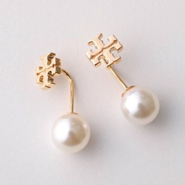 TORY BURCH ピアス Pearl Front-Back Earring 171097