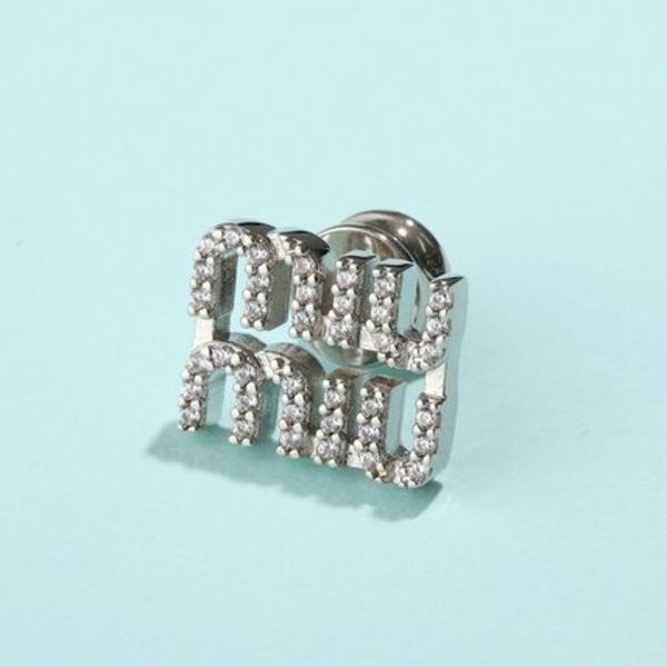 MIUMIU ブローチ 5IS097 2DNC クリスタル