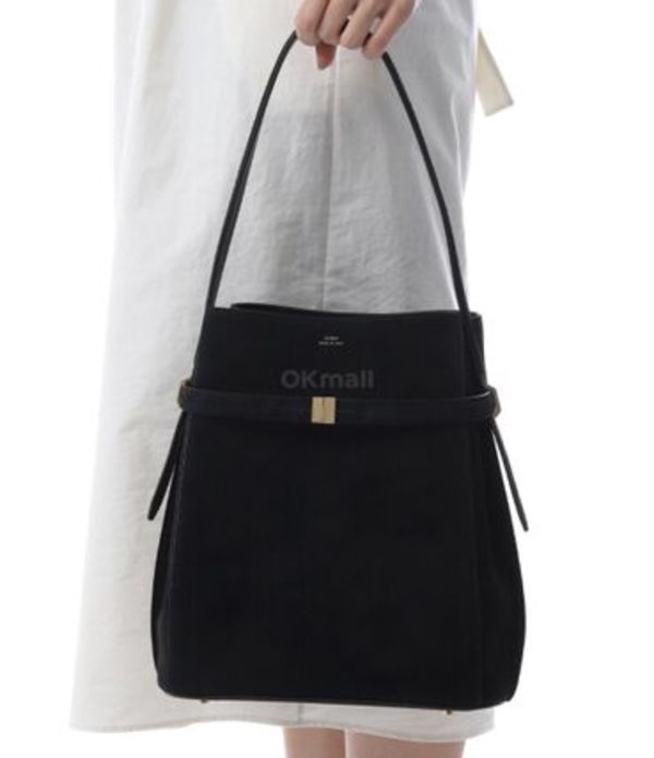 TOTEME| (Belted Suede Bucket Bag (253-WAL0048-LE0004  0