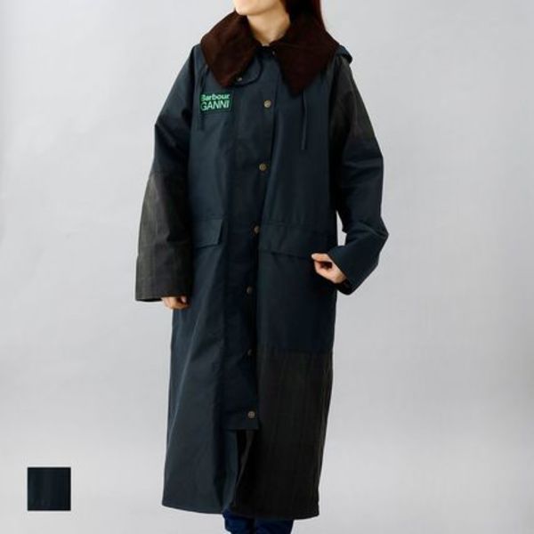 バブアー x ガニー GANNI コート LWX1285 CHAQUETA