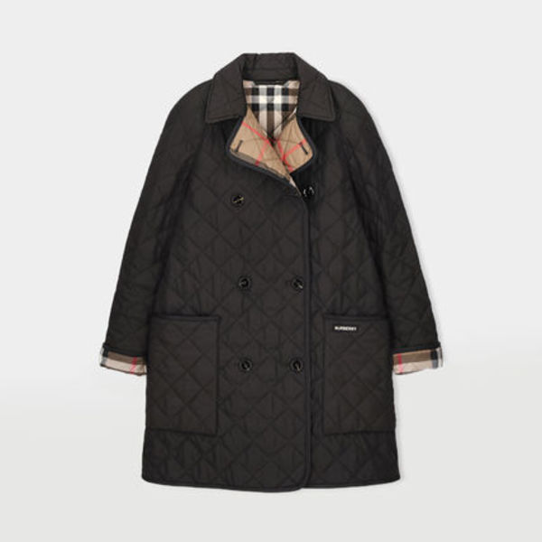 BURBERRY TYTHING ロング キルティング ジャケット 80841991