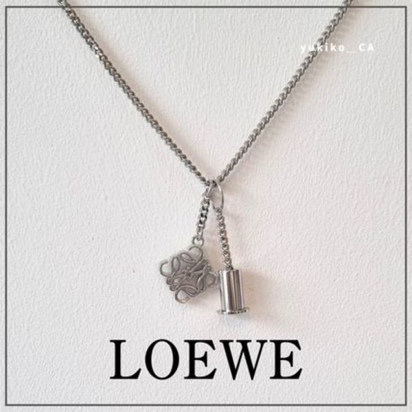 【国内発送】Loewe Personalisation necklace in metal