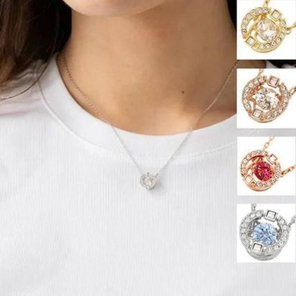 SWAROVSKI ネックレス SPARKLING DANCE ROUND