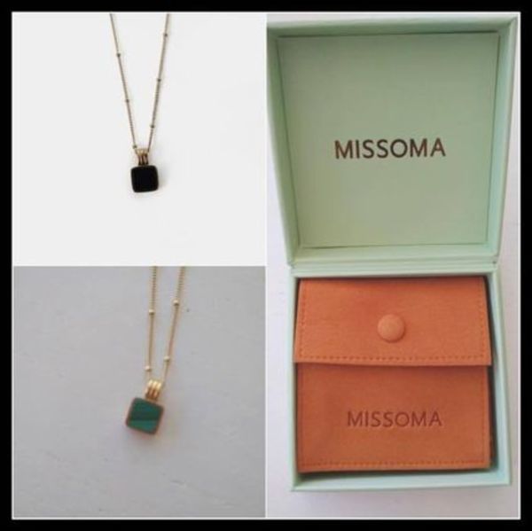 【MISSOMA】LUCY WILLIAMS SQUARE  GEMSTONE ネックレス