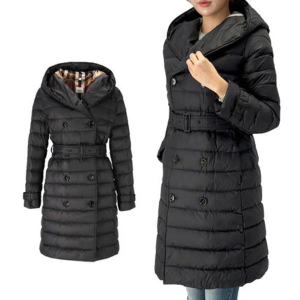 ★即発送★BURBERRY ナイロン ロング ダウンジャケット 80911081