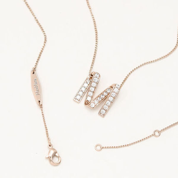 【国内即発】Max Mara MGROSGRAIN Mグログレーン ネックレス