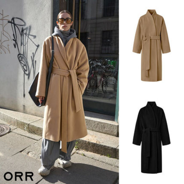 ORR Shawl Collar Cashmere Long Coat