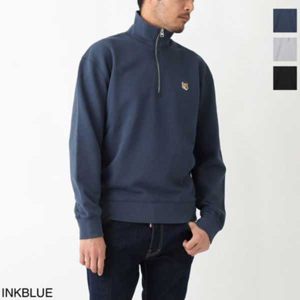 MAISON KITSUNE ハーフジップ スウェット mm00314km0001