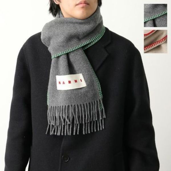 MARNI マフラー SCZC0068Y0 UAW031 ロゴ