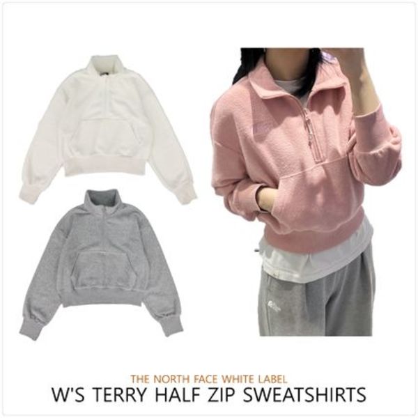 [ノースフェイス]W'S TERRY HALF ZIP スウェットシャツ★24SS★