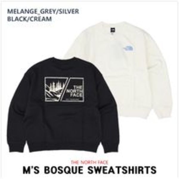 [ノースフェイス] M'S BOSQUE スウェットシャツ ★新作・25SS★