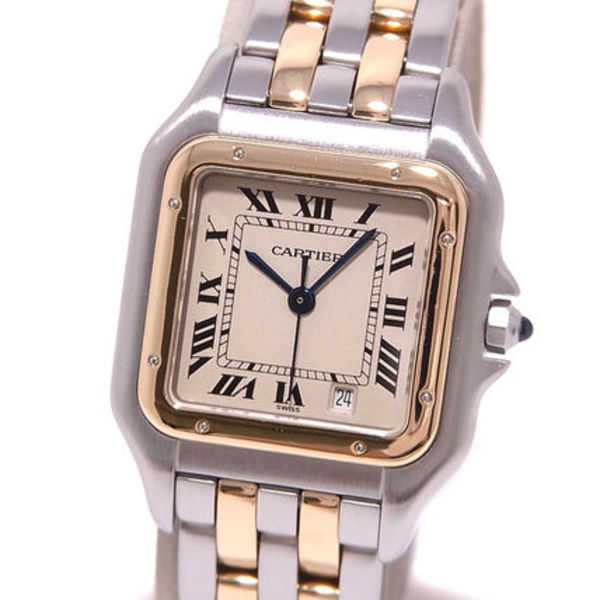 カルティエ パンテール MM 2ROW K18×SS ボーイズ ヴィンテージ