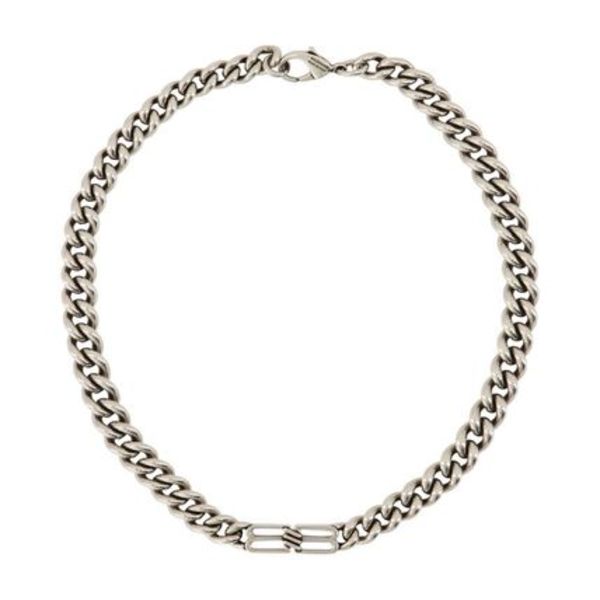 Bb Icon Gourmet Necklace - Balenciaga - Metal - Silver