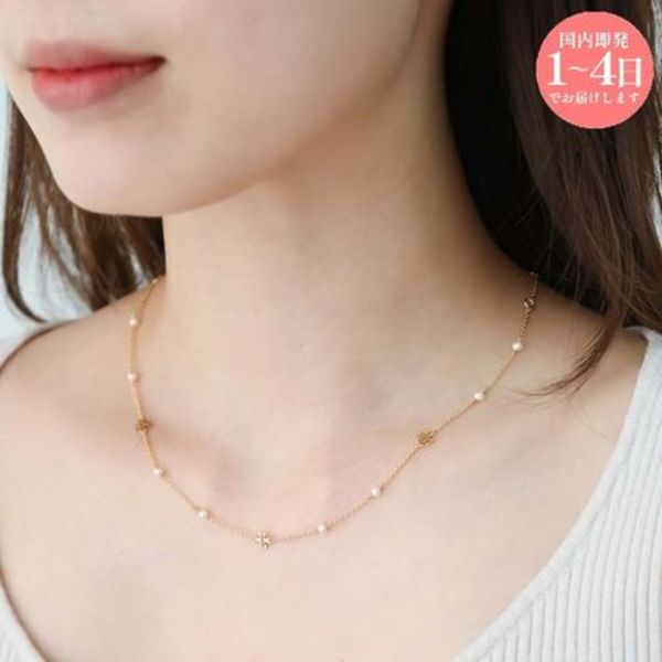 【国内即発】TORYBURCH 136782 137 キラ パール ネックレス 新品