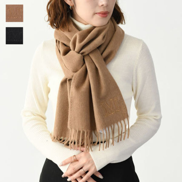 【国内即発】Max Mara WKCLARA クララ ピュア キャメル ストール