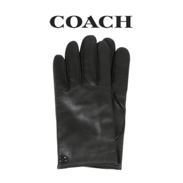 ■在庫あり・国内発■ コーチ COACH 手袋 CV856 BLK (S/M/L)