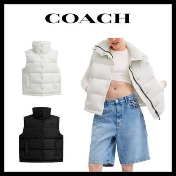 【Coach】Puffer Vest In Recycled Polyester ◆国内発送◆