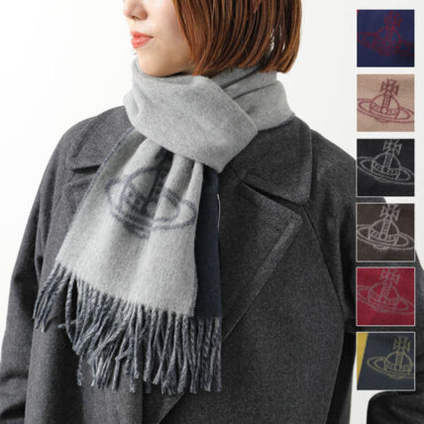 Vivienne Westwood マフラー 81030006 W00ZH リバーシブル