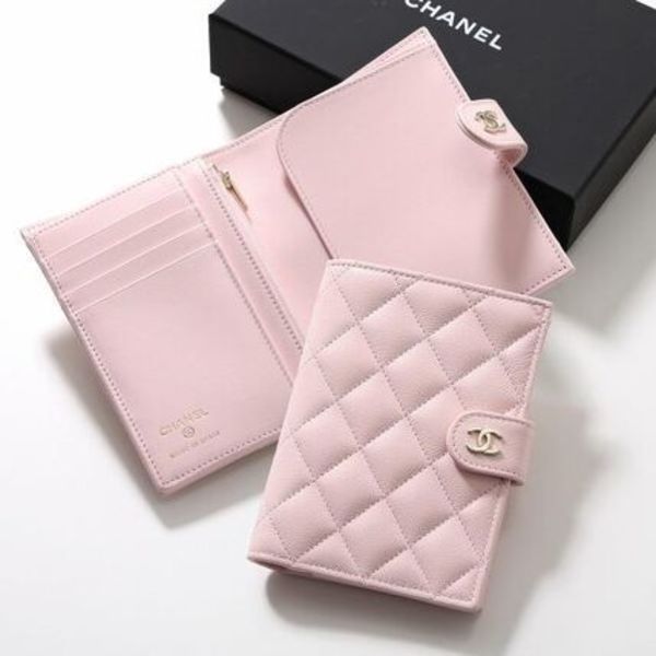 CHANEL 二つ折り財布 AP3791 B10583 パスポートケース