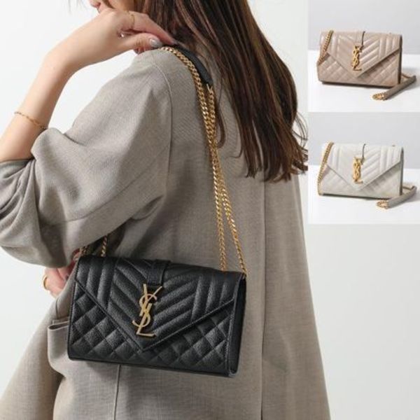 SAINT LAURENT バッグ ENVELOPE SMALL 600195 BOW91
