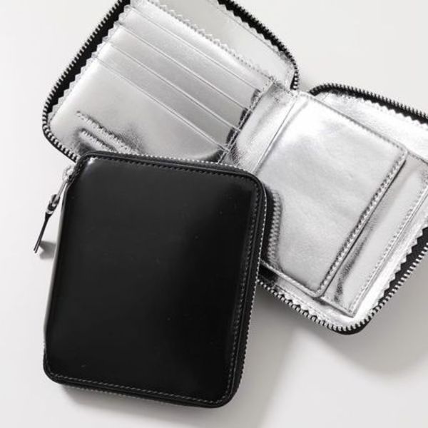 COMME DES GARCONS SA2100MI 二つ折り財布 スモール財布 SILVER