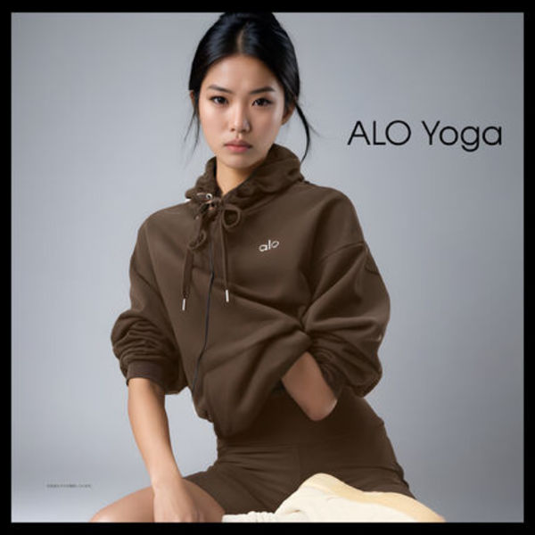 【ALO Yoga】大人気 Accolade Hoodie スウェット コットン ロゴ