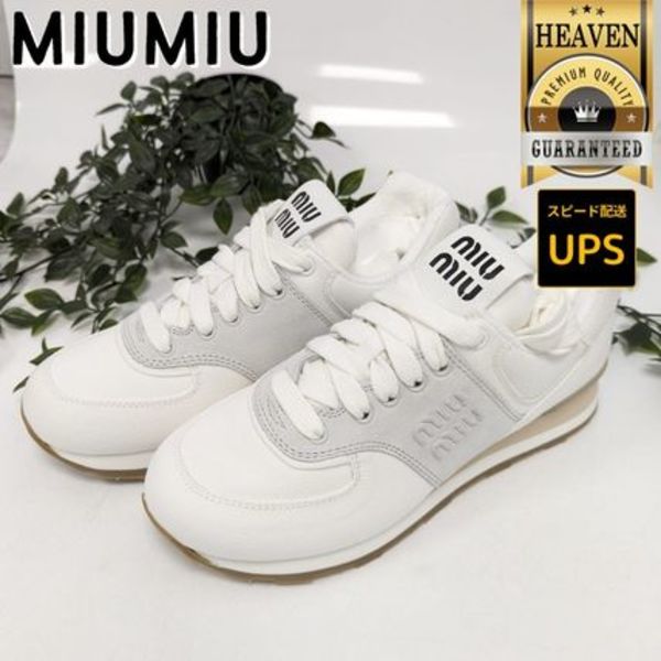 6万取引突破★UPS速達便利用!【MIUMIU】5E042E CSL_スニーカー