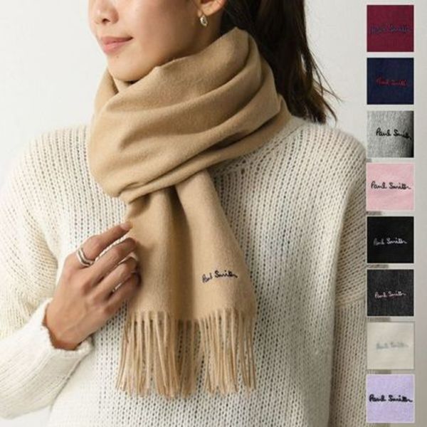 Paul Smith ラムウールマフラー ストール 933D AS04