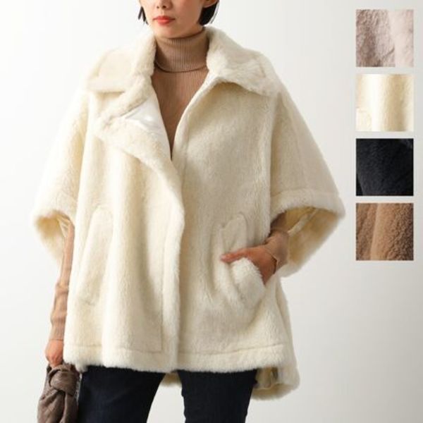 MAX MARA  ケープ TEBE テディベア ファー
